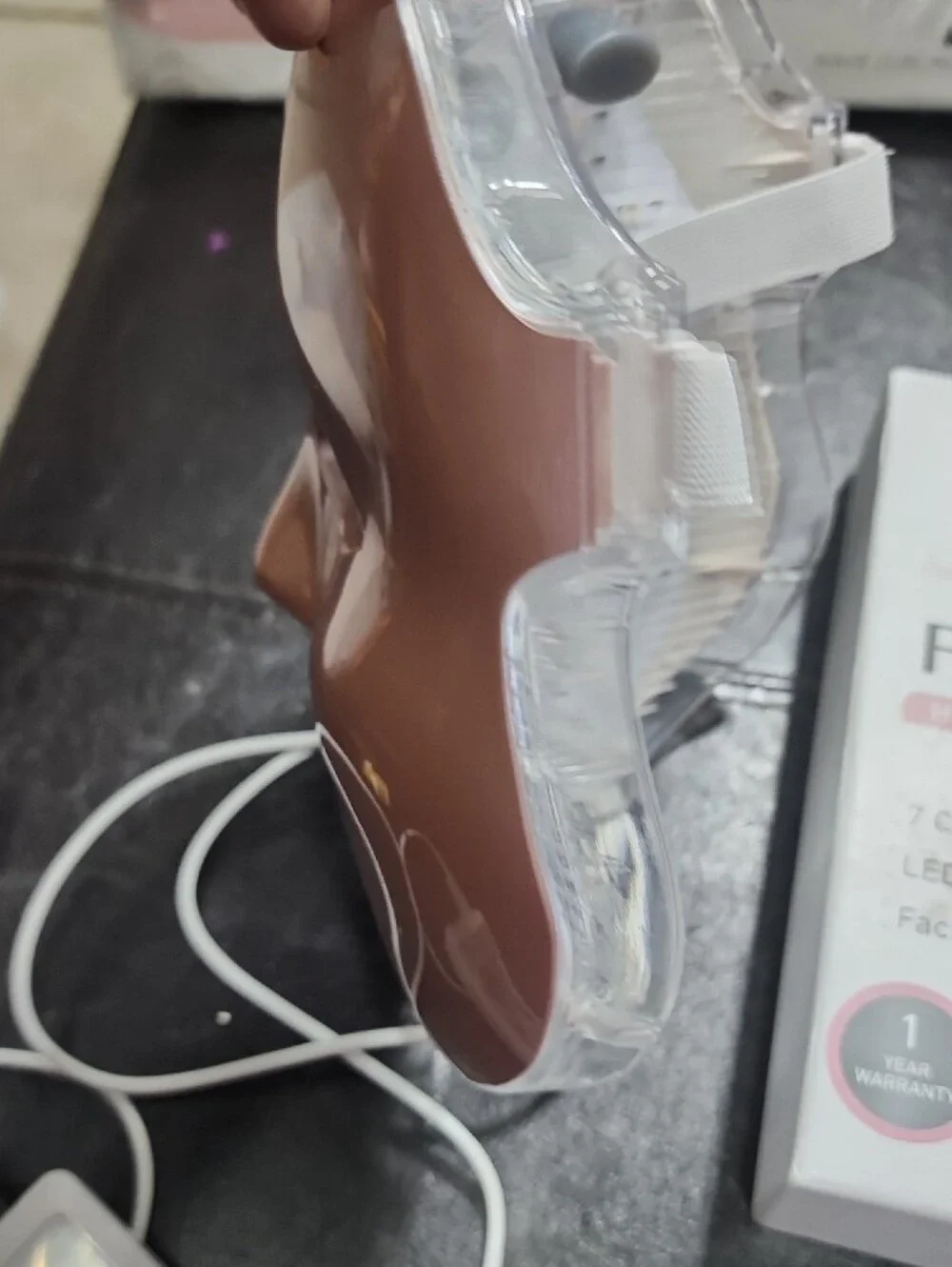 LED Facial Mask for Skin Rejuvenation - Rose Gold